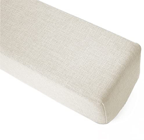 Kopfteil-Kissen für Bett-Matratzenverlängerung, Beige, 200 x 15 x 20 cm