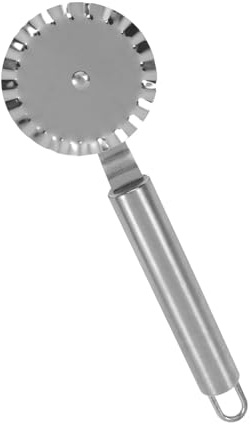 Tagliapasta a Ruota per Ravioli in Acciaio Inox, Manico Ergonomico