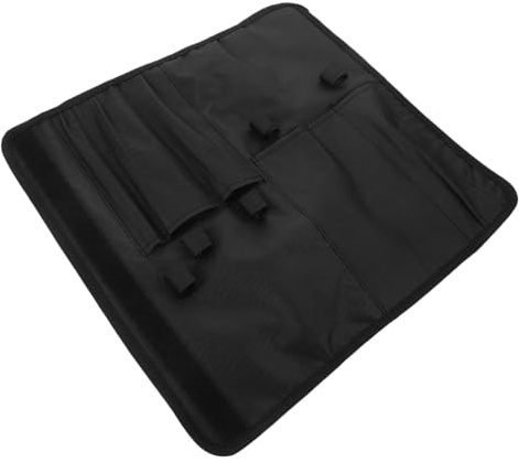 TOYANDONA Bolsa Enrollable para Cuchillos de Tela Oxford Sistema de Compartimentos Internos, Adecuado para Viajes y Actividades al Aire Libre