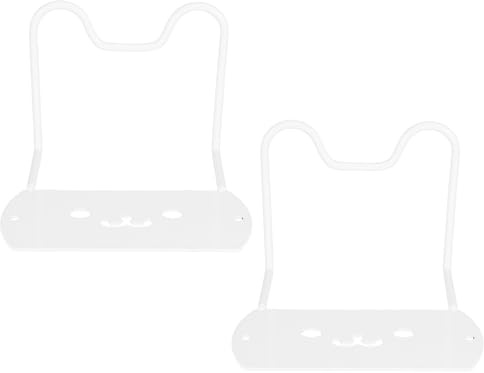 DEARMAMY 2er-Set Matratzenhalter Anti-Rutsch – Verstellbare Matratzen-Stopper für Bettrahmen & Boxspringbetten – Stabiler Metall-Halter gegen Verrutschen von Matratzen & Sofakissen – Weiß