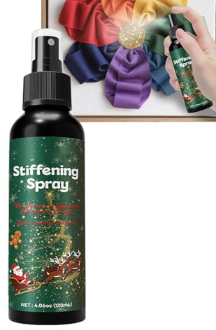 Stiffen Quick Textile Spray - 120 ml Schnelltrocknende Formel, Versteifung und Textilstabilisator, Handwerksprojektverbesserer, Textilverstärkungsspray | Für Weihnachtsbasteln