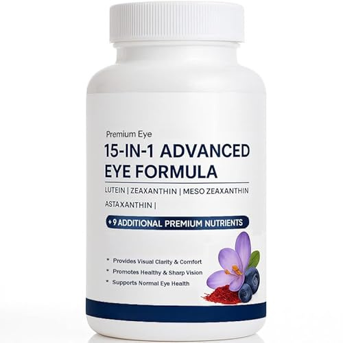 Fórmula Ocular 15-en-1 con Luteína y Astaxantina