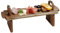 Acacia Wooden Raised Serving Platter for Antipasti, Tapas, Entrees and Desserts, 36 x 13 x 13 cm