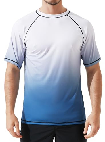 Arcweg Rashguard UV T-shirt för män kortärmad snabbtorkande vattensurfskjorta UPF 50 toppar badskjortor