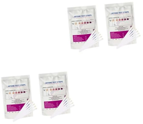 Healvian 4packs Test Strips Home Ketone Testing Kit for Diet Accurate Test Strips