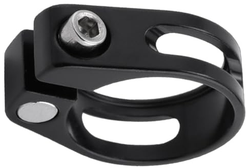 Fahrradsattelklemme, Fahrrad-Sattelklemmen, 34,9 mm, Aluminiumlegierung, Sattelrohr-Clips für Fahrräder, hohe Härte, Fahrradzubehör für Mountainbikes und Rennräder