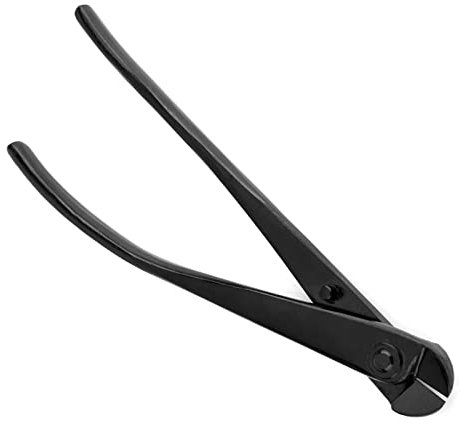 Cortacables cóncavos para bonsái, cortacables de 210 mm Cortadores de alambre de aleación de acero al manganeso Herramientas para bonsáis Jardinería Podadora cóncava Podadora para plantas