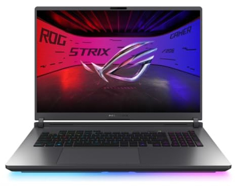 ASUS ROG Strix G18 G815LW-S9005W Intel Core Ultra 9 Processor 18 Gaming Laptop 32GB DDR5-SDRAM 2TB SSD NVIDIA GeForce RTX 5080 Windows 11 Home Grey