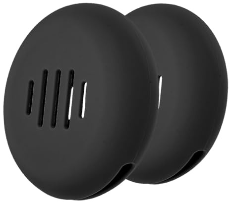 UKCOCO 2 Stück Silikon Make Up Schwamm Aufbewahrungsetui Teilig Wiederverwendbarer Beauty Sponge Halter mit Transparentem Design Tragbarer Kosmetik Organizer für Saubere Schwämme Schwarz
