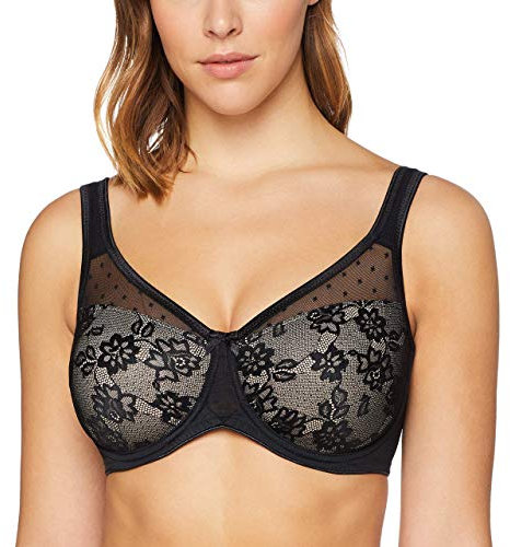 Lascana Damen Mimimizer Minimizer BH, Schwarz (Schwarz-Nougat 21711), 95D