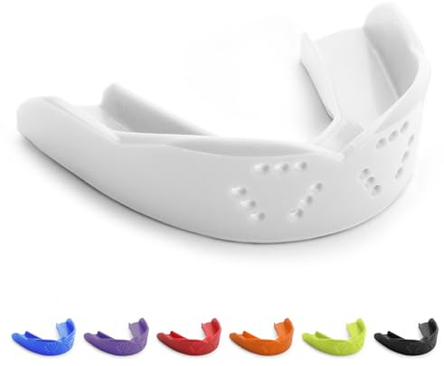 SISU 3D Mouthguard, Snow White - Pre-Formed, Easy Fit Protection for Lacrosse, Football, Hockey, Team Sports - Adult Fit - Remoldable Up to 20 Times - Works for Braces - Non Toxic