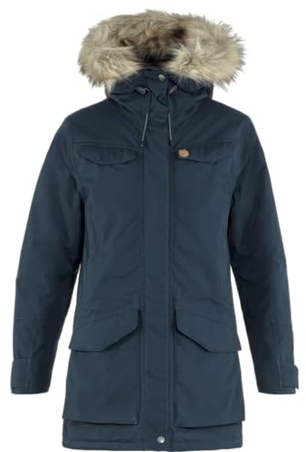 Fjallraven 86369-555 Nuuk Parka W jacka dam mörk marinblå storlek L