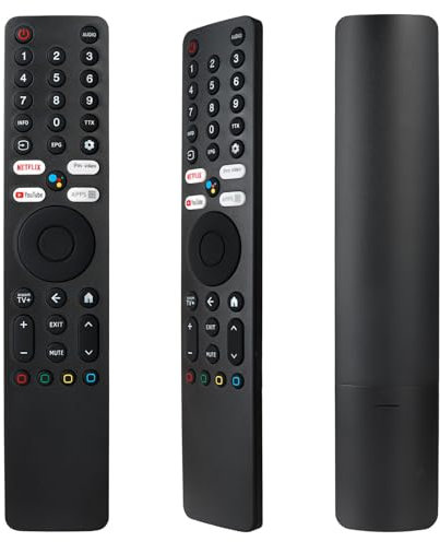 Nuovo Telecomando Vocale XMRM-ML per Xami Ultra 4K QLED Voce Android TV Telecomando L55M7-Q2ME Q2 2022 L50M7-Q2ME L55M7-Q2ME L65M7-Q2ME, Compatibile con Xami MI Smart TV Q2 50/55/65 pollici