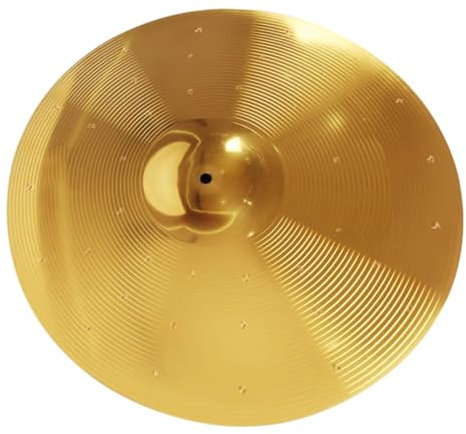 GREENADSCAPE Alloy Brass Jazz Drum Cymbal Professionelles Crash-becken Für Schlagzeug Klare Klangqualität Für Drummer Aller Niveaus Robustes Material Vielseitig Einsetzbar
