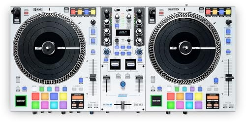 RANE ONE MKII Motorized Serato DJ Pro Controller with 2 Decks, Internal FX, Deep Stems Control for Scratch DJs, Clubs and Events