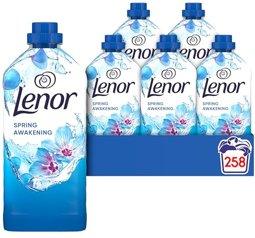 Lenor Fabric Conditioner 258 Washes, Spring Awakening, Provides Long Lasting Freshness, With 24h Odour Defence