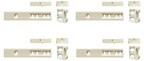 1 Ensemble De Rails Coulissants De Porte De Réfrigérateur Intégrés, Compatibles Avec Electrolux, Compatibles Avec Siemens, Kit De Montage De Guide Coulissant De Porte De Réfrigérateur
