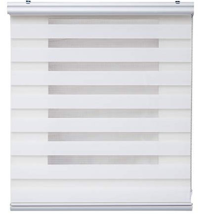 STORESDECO Premium Doppelrollo mit Bohren 250H x 60B cm für Fenster & Türen - Zuverlässiger Licht- & Sichtschutz - Kindersichere Rollos für Fenster mit Bohren & Einfacher Montage - Mit&Ohne Motor