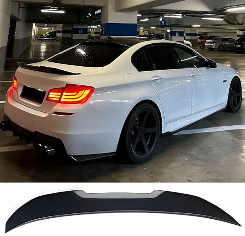 MUTUSAISI Rear Trunk Lip Spoiler Wing Fit for BMW 5 Series F10 F18 2011-2016 Sedan 528i 550i 535i Accessories Gloss Black