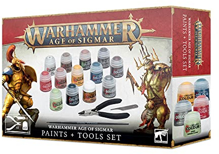 Games Workshop - Warhammer Age of Sigmar Paints + Tools Set