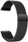 LYYLTX Edelstahl Mesh Uhrenarmband Metall Ersatz Armband Magnetverschluss Smartwatch Schnellverschluss Watch Uhren Ersatzband Für Damen Herren 14mm 16mm18mm 20mm 22mm 24mm (20mm,Schwarz)