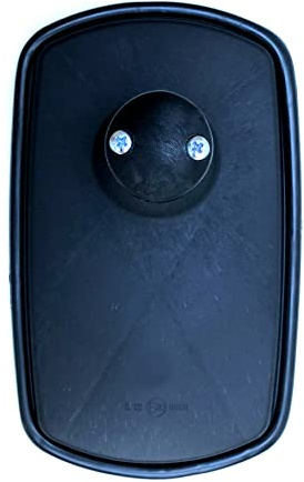 MelTruck® Espejo retrovisor lateral 260 x 155 mm Ø14-20 E20 universal para camiones excavadoras tractores (1, 260 x 155 mm, diámetro 14-20 mm)