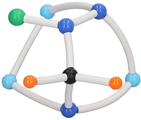 Kit di Modelli Molecolari di Chimica, Modello di Strutture Micromolecolari 3D per Studenti, Insegnanti, Giovani Scienziati