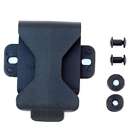 ACEXIER 1PCS Gürtel Schlaufen Gürtel Clip Für DIY Messer Kydex Scheide Holster mit Schraube Messer Teile 360 Grad Rotation Gun Holster Zurück Clip, Schwarz