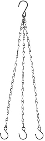 Ciieeo Chaîne Suspendue En Métal 16.54 Pouces Pour Pot De Fleurs Jardin Support Robuste Panier Suspendu Lanternes Mangeoires Décoration Extérieure