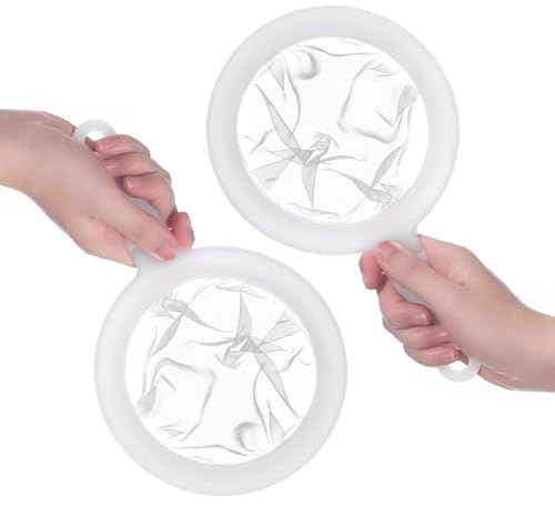 2 Pack Kitchen Ultra Fine Mesh Strainer - Food Grade PP & Nylon Strainer with Non-Slip Handle for Jam Straining