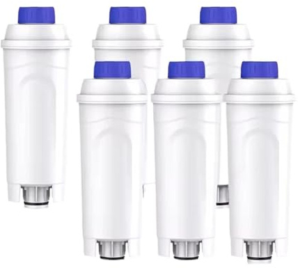 Filtros De Agua For Café, Compatibles Con Delonghi, Filtro De Agua DLSC002, Compatibles Con Delonghi, Cafetera Completamente Automática(6pcs)