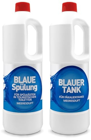 Gamix Sanitär-Set für Chemietoiletten - Tankzusatz & Spülwasserzusatz für Fäkalientank und Spülkasten - geeignet für Mobile und fest installierte Sanitärsysteme