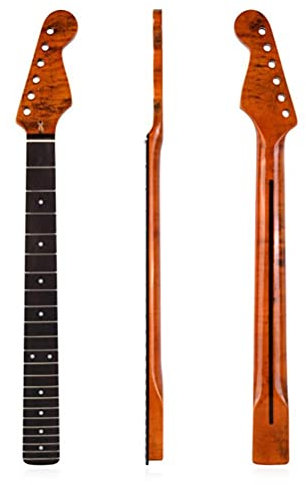 E-Gitarrenhalsersatz, 22 Bünde Gitarrenhals kompatibel TL ST Tele Back Center Line Style Ersatzteile E-Gitarre