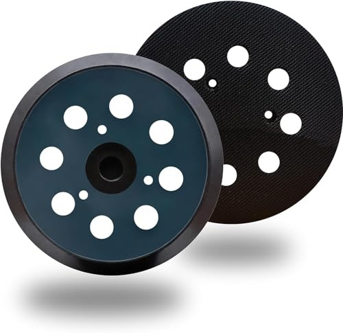 2 almohadillas de repuesto para lijadora Dewalt/Makita, almohadilla de lijado de gancho y bucle de 5 pulgadas para lijadora orbital aleatoria Makita BO5010, BO5030/K, BO5031K, BO5041K, XOB01Z