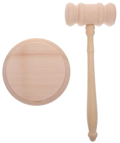 Gavel Och Block Set,Auktionshammare,Gavel och Block Set Trä Domare Hammer Gavel Ljudblock for domare Advokat Auktionsdomstolen Studentgåvor Domareklubba