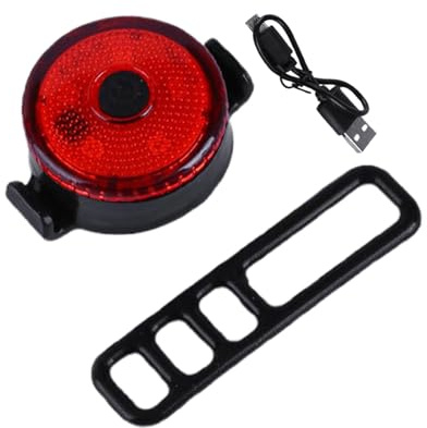 Luce Di Sicurezza Per Bicicletta - Fanale Posteriore Per Bicicletta Ricaricabile Tramite USB A Sgancio Rapido | 3 Modalità Di Illuminazione: Luce Resistente All'acqua, Lampada Posteriore Per Scooter,