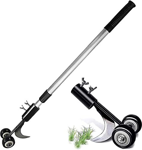 Herramienta de eliminación de malezas – Extractor de malas hierbas con mango para grietas y grietas – ideal para limpieza de jardín, losas, pavimento, patio – Dispositivo eficaz de eliminación de