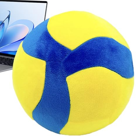 Genérico Peluche de Voleibol,Abrazable Tierno Divertido - Peluche De Voleibol Ruso Relleno | para Dormitorio Sala Escritorio Niños Niñas Adultos Adolescentes Y Aficionados Al Deporte