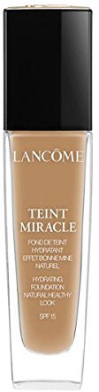 Lancôme Teint Miracle 10 Beige Praline, feuchtigkeitsspendende Foundation in Beige mit mittlerer Deckkraft, langanhaltender Glow, 30ml
