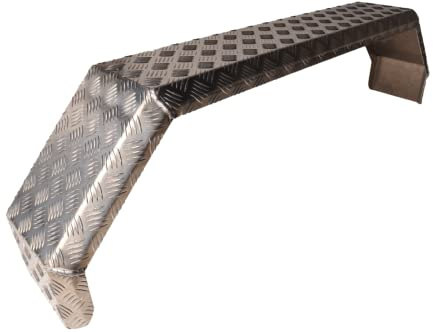 Aanhangwagendirect De Haan THMAQ 23150 - Aluminium-Riffelblech Tandem Kotflügel - 5-kantig