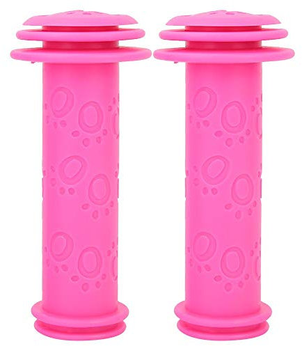 Barncykelhandtag Cykelhandtag med s?kerhet - Slagskydd f?r cykelcykel (rosa)