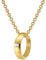 trendor Anhänger Taufring Gold 333 mit goldplattierter Silberkette 39475-38 38 cm