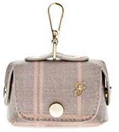 Ferribiella Porta bolsas para perros Mokka Pink- Grey