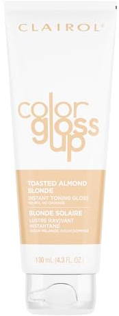 Clairol Color Gloss Up Temporary Hair Dye, Toasted Almond Blonde Hair Color, Pack of 1