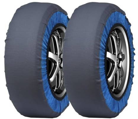 SAITUMA Schneeketten Auto Textilschneekette Washable Schnellmontage BL79