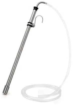 Brassage maison Brassage maison Siphon automatique Canne de soutirage Tube de siphon de bière en acier inoxydable Transfert de bière avec tube de 1 m pour seau à vin Bonbonne Accessoires pour le vi