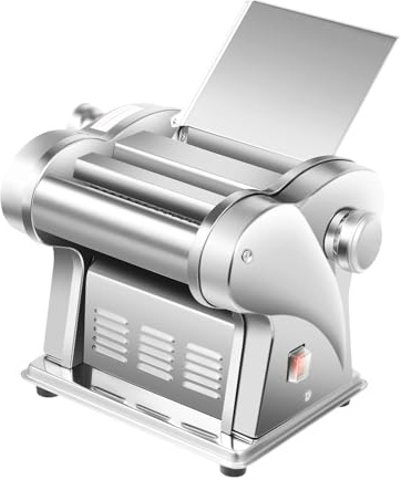 Electric Noodle Maker, Electric 135W Motor Power Noodle Skin Press Maker Commercial Home,110v Pasta Makers with Double Cutter Design,8 Gears Adjustable Thickness Dough Pressing Machine
