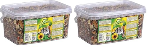 Tropical Tadeusz Ogrodnik CHINCHILA 3L/1,5kg - Nourriture complète pour Chinchillas aux Carottes et aux betteraves (Lot de 2)