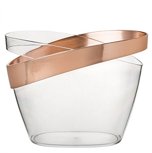 Copper Banded Champagne Bucket, Wine, Champagne, Cooler, Bar, Restaurant