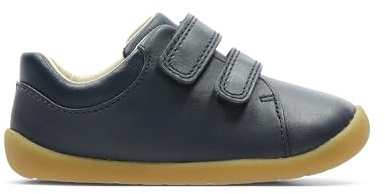Clarks Boy's Roamer Craft T Sneaker, Navy Leather, 4 UK Child